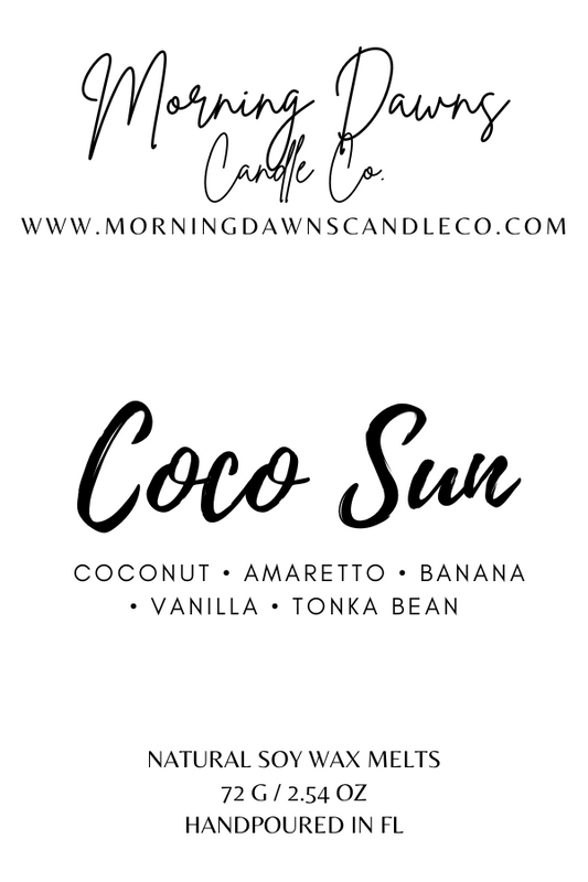"Coco Sun" / Coconut Soleil & Toasted Coconut Melts