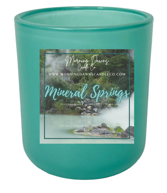 "Mineral Springs" Luxury Candle / Mineral Springs scented