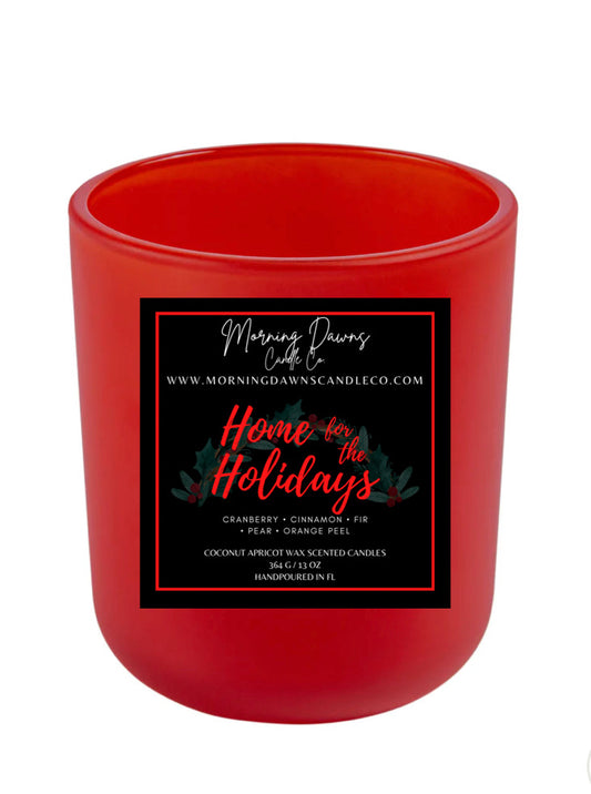 "Home for the Holidays” Holiday Candle (Large)