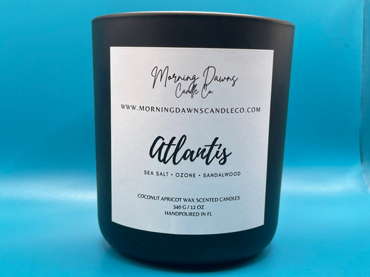 "Atlantis" Luxury Candle / Black Sea scented